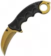 China Made Gold Karambit Linerlock A/O - CN300497GD