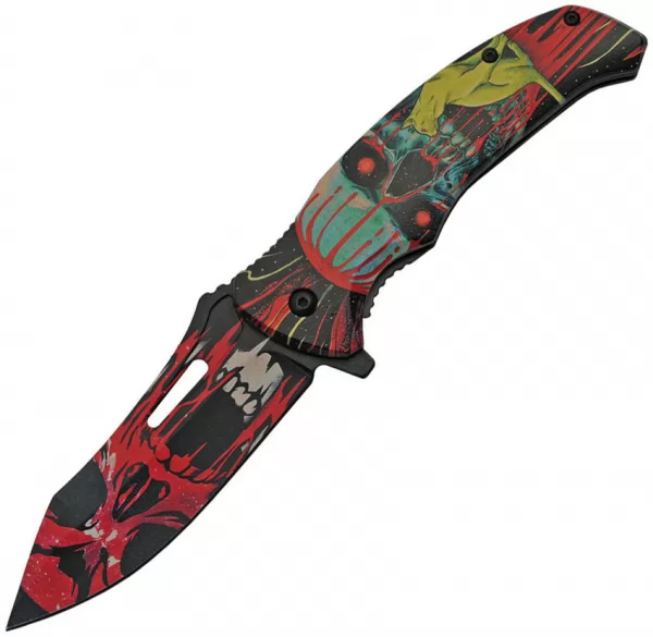 China Made Cat Eye Linerlock Red knives CN300503RD