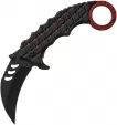 China Made Red Shrub Karambit Linerlock - CN300506
