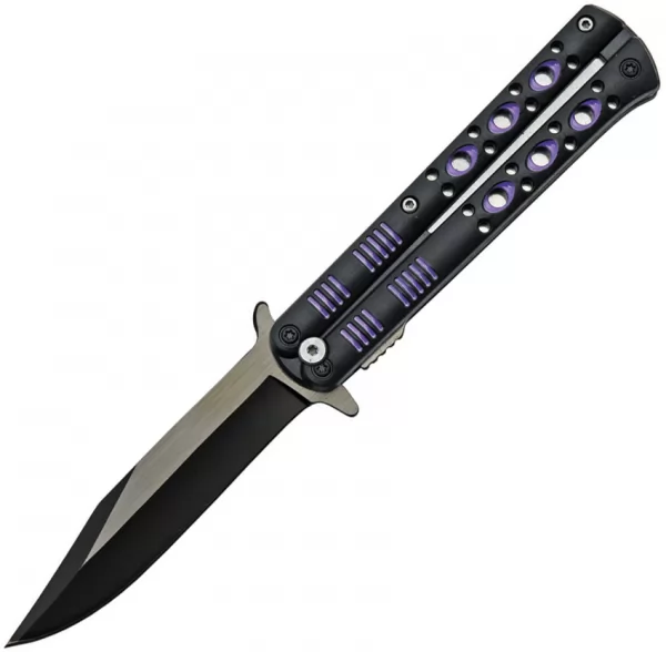 China Made Fly Linerlock A-O Purple knives CN300514PU