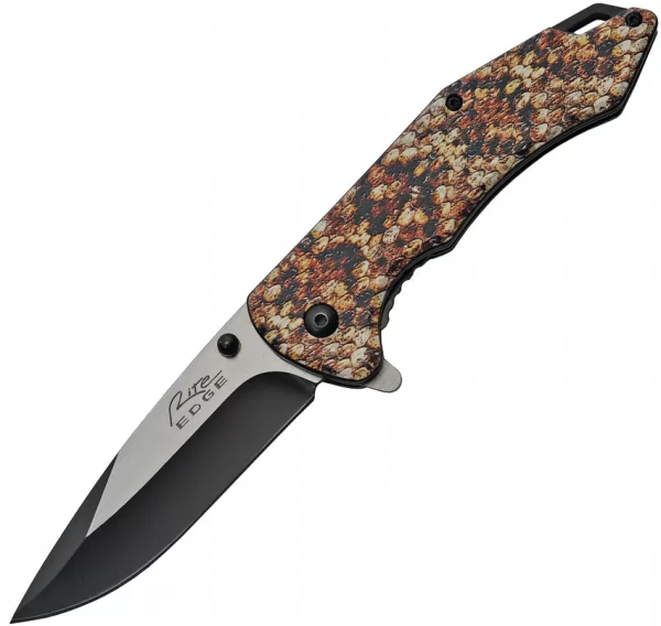 China Made Snakeskin Linerlock knives CN300520
