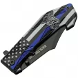Rite Edge Back The Blue Linerlock A-O knives CN300532