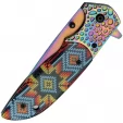 Rite Edge Native Beads Linerlock A-O knives CN300534