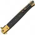 China Made Long Stiletto Linerlock Gold knives CN300540GD