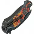 Rite Edge Fire Dragon Linerlock A-O knives CN300545RD