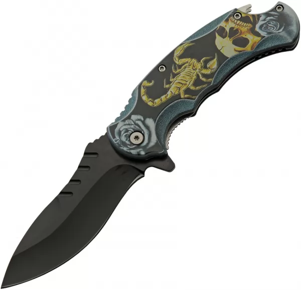 Rite Edge Scorpion Warrior Linerlock A-O knives CN300545YB