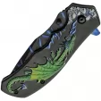 Rite Edge Dragon Flame Linerlock A-O knives CN300549GN