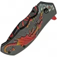 Rite Edge Dragon Flame Linerlock A-O knives CN300549RD