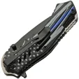 Rite Edge Police Flag Linerlock A-O knives CN300552PO