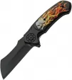 Rite Edge Flaming Skull Linerlock - CN300554FS