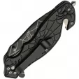 China Made Spider Web Linerlock A-O Black knives CN300568BK