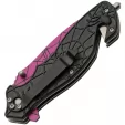 China Made Spider Web Linerlock A-O Purp knives CN300568PU