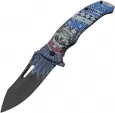 China Made Skull Linerlock A/O - CN300575BL
