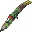 China Made Radium Skull Linerlock A/O - CN300577GN
