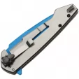 China Made Predator Framelock A-O Blue knives CN300578BL
