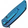 China Made Samurai Framelock Blue knives CN300581