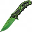 Rite Edge Caution Linerlock A/O Grn - CN300585GN