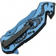 Rite Edge Flying Dragon Linerlock Blue knives CN300586BL