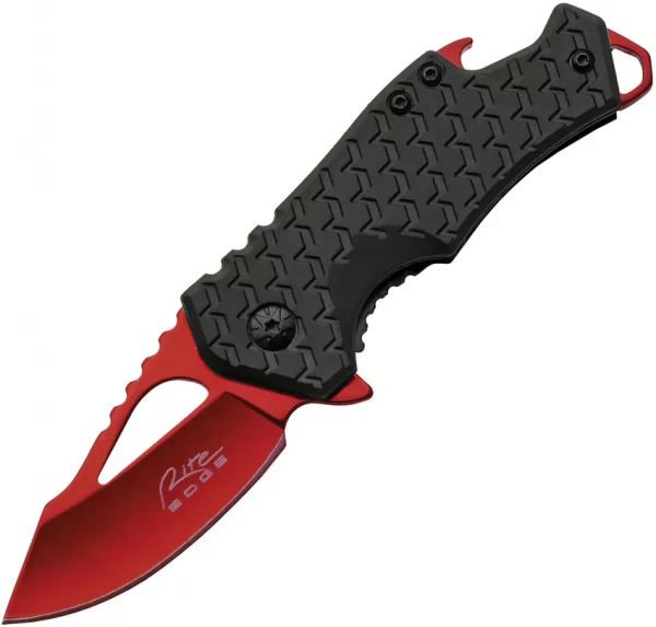 Rite Edge Ballistics Linerlock A-O Red knives CN300587RD