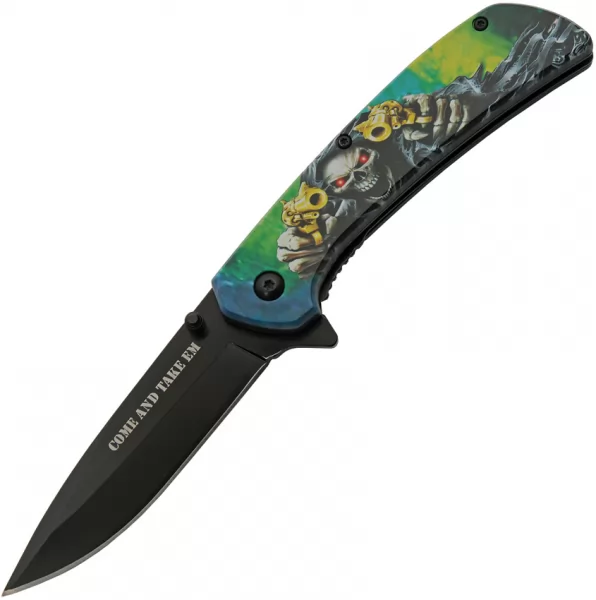 Rite Edge Reaper Linerlock A-O Green knives CN300589GN