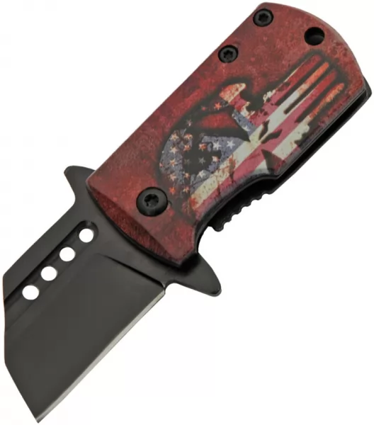 Rite Edge Money Clip Framelock A-O Skull knives CN300590RD
