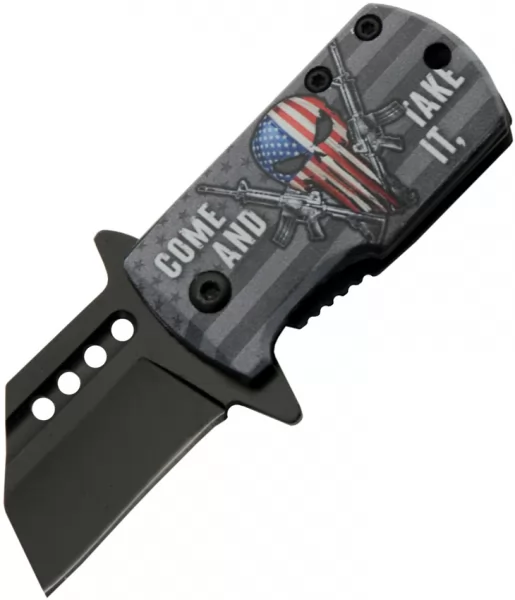 Rite Edge Money Clip Framelock A-O Skull knives CN300590TM