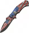 China Made Flag Linerlock A/O Eagle - CN300593EG