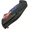 China Made Flag Linerlock A-O Eagle knives CN300593GB