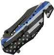 Rite Edge Police Flag Linerlock knives CN300599PO