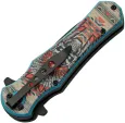 Rite Edge Headdress Linerlock A-O Skull knives CN300603SK