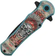 Rite Edge Headdress Linerlock A-O Skull knives CN300603SK