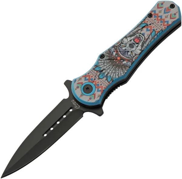 Rite Edge Headdress Linerlock A-O Wolf knives CN300603WF