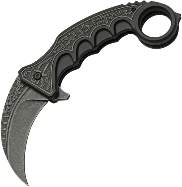 Rite Edge Gothic Karambit Linerlock Blk knives CN300612BK