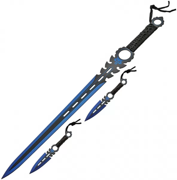 China Made Monster Sword Set Blue knives CN926932BL