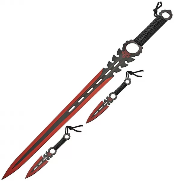 China Made Monster Sword Set Red knives CN926932RD
