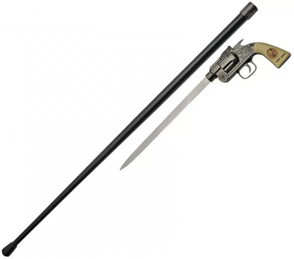 China Made Jesse James Revolvr Sword Cane knives CN926934JJ
