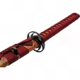 China Made Flaming Skull Katana knives CN926993
