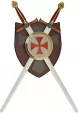 Rite Edge Templar Double Sword Plaque - CN926997
