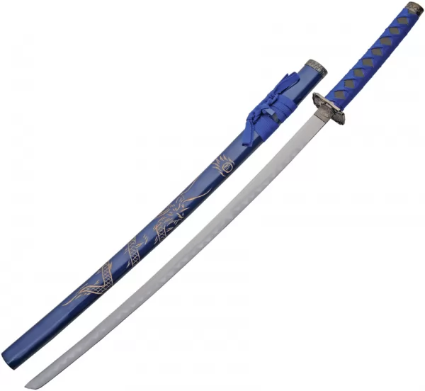 China Made Dragon Katana Blue knives CN927000BL
