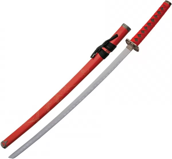 China Made Dragon Katana Red knives CN927000RD