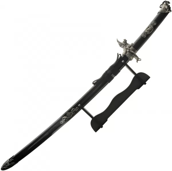 China Made Dragon Warrior Sword w Display knives CN927004