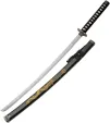 China Made Gold Dragon Samurai Set Blk knives CN927029BK