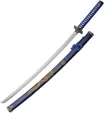 China Made Gold Dragon Samurai Set Blue knives CN927029BL
