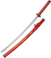 China Made Gold Dragon Samurai Set Red knives CN927029RD