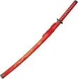 China Made Gold Dragon Samurai Set Red knives CN927029RD