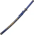 China Made Gold Dragon Samurai Blue knives CN927030BL