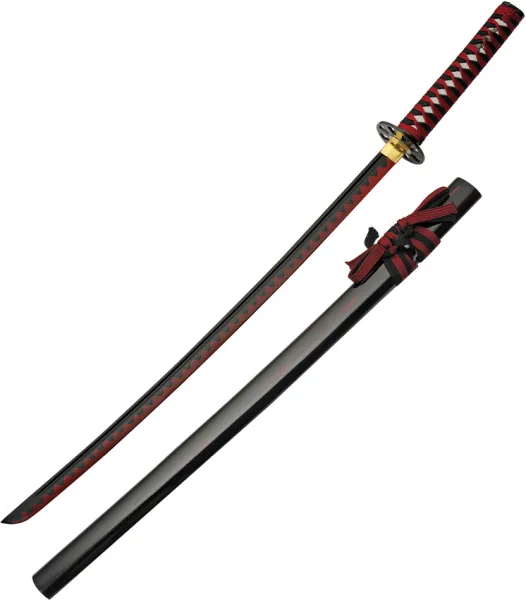 China Made Red Decorative Samurai Sword knives CN927041
