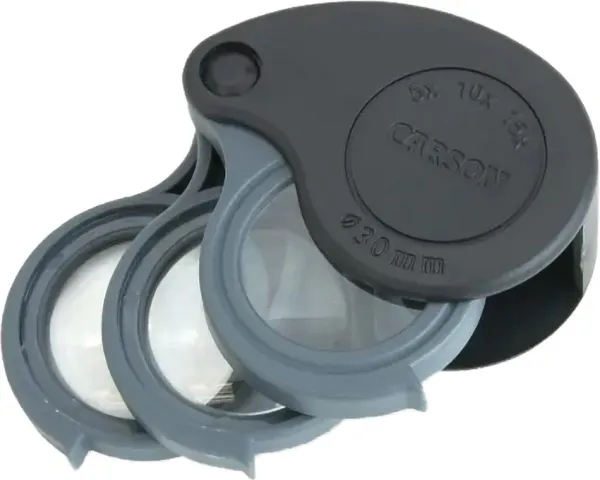 Carson Optics Folding Loupe With Case COTV15