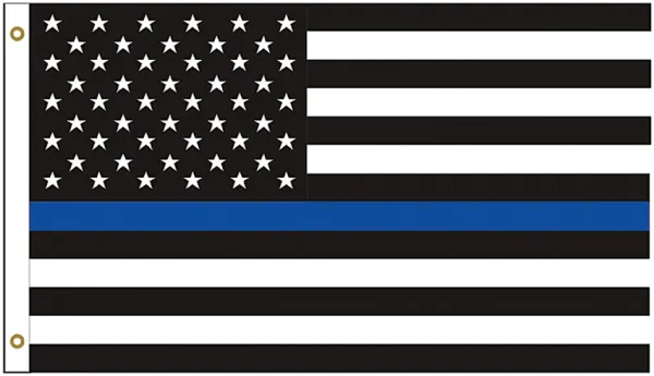 Flags Thin Blue Line American Flag CPS42108