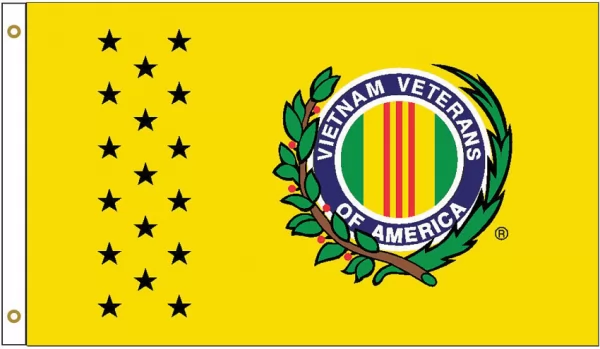 Flags Vietnam Veteran Flag Yellow CPS43973